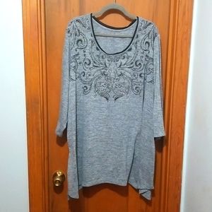 Catherine's Shimmer Shark Bite Tunic